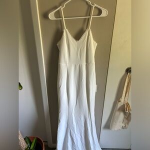 Lulus wedding dress and veil